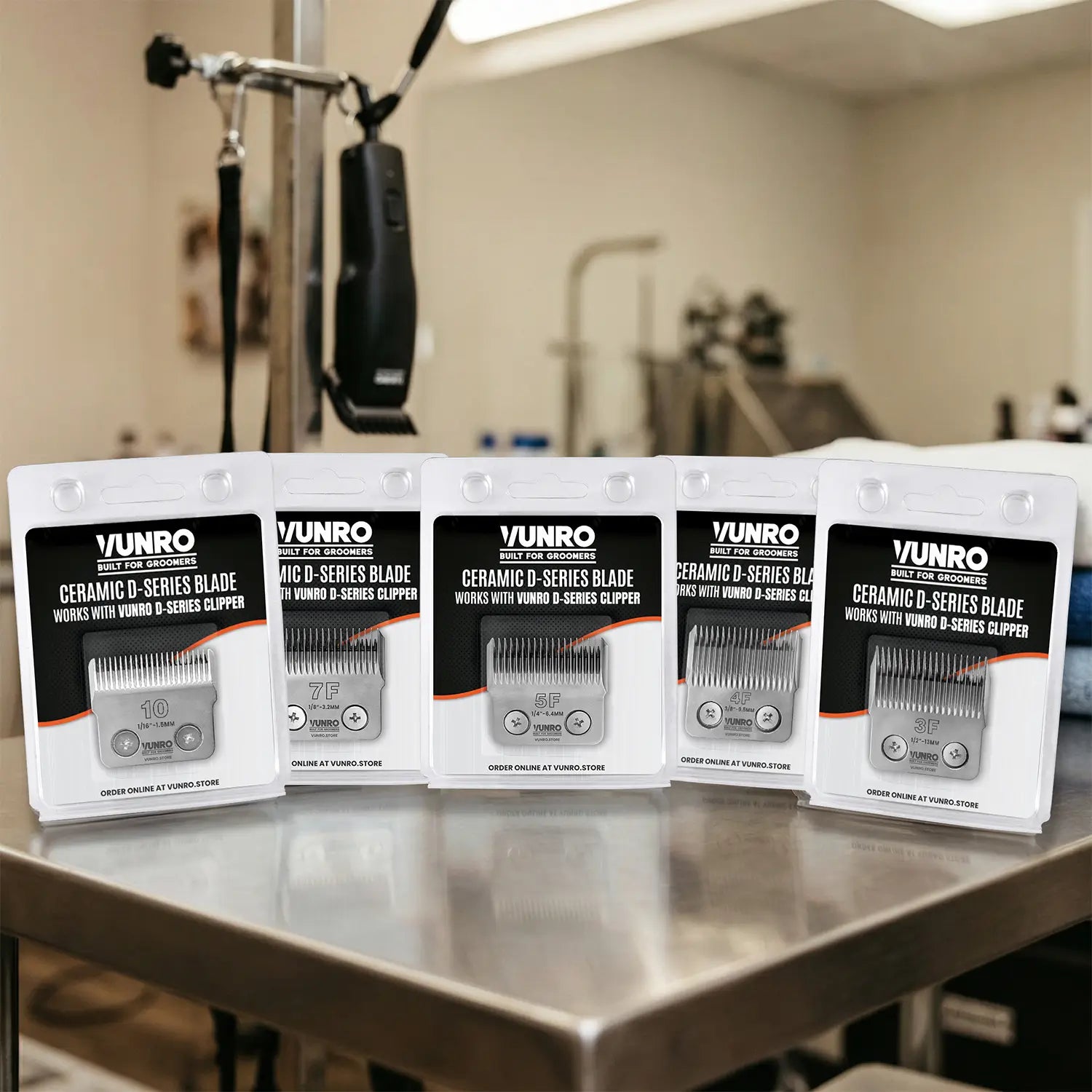 Full Set of Ceramic D-Series Clipper Blades